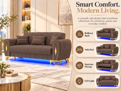 2 seater brown