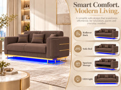 3 seater brown