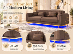 2 seater brown