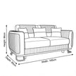 Brown 2 Seater