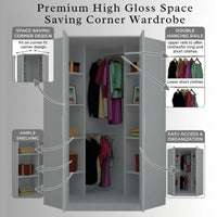 Verona Corner 2 Door Wardrobe