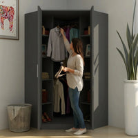 Verona Corner 2 Door Wardrobe