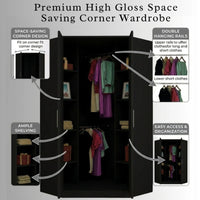 Verona Corner 2 Door Wardrobe