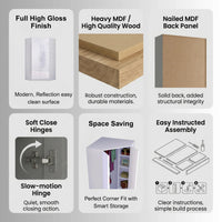 Verona Corner 2 Door Wardrobe