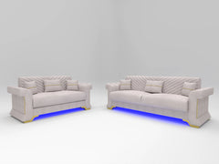 Cream 3+2 seater