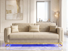 3 seater cream