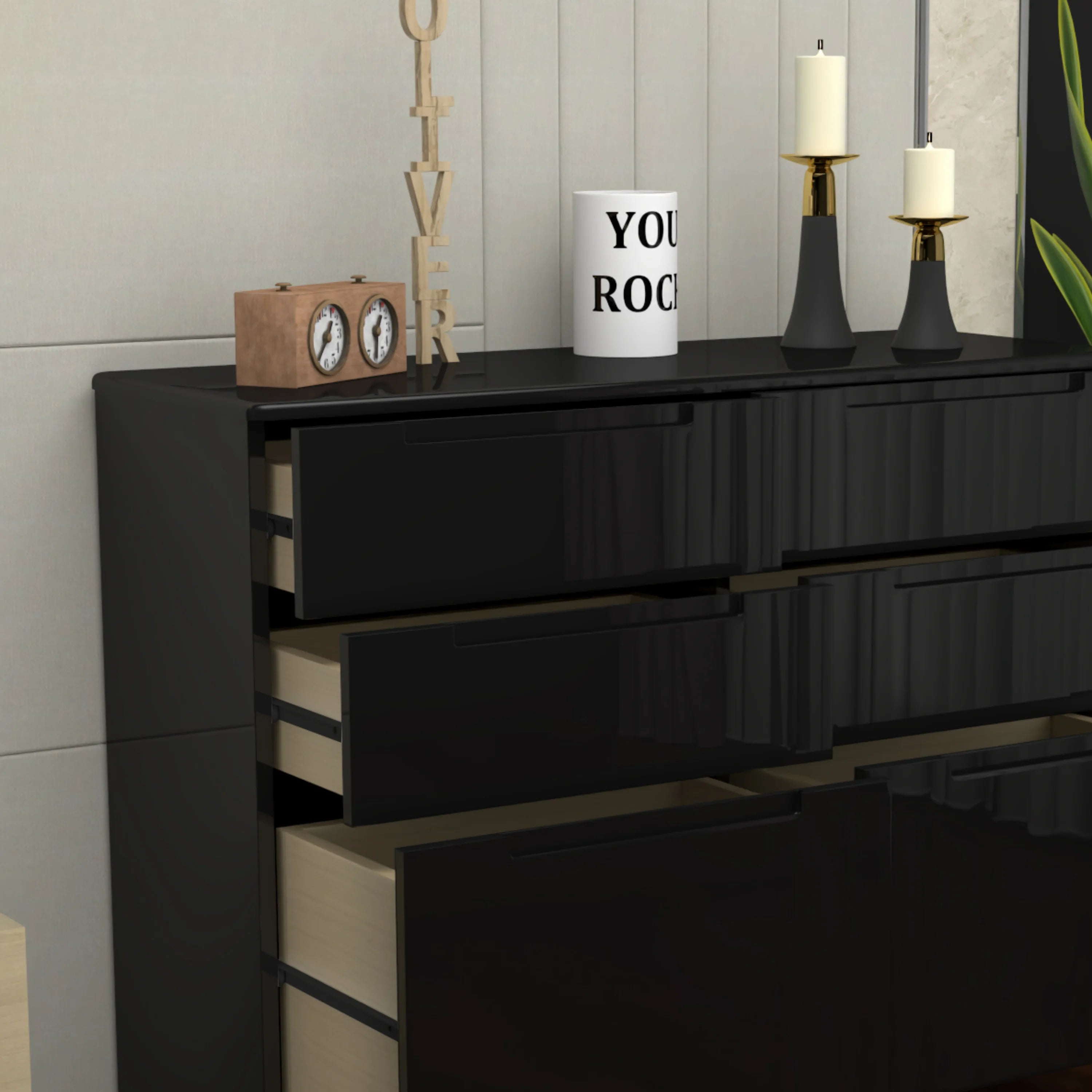 URBAN FURNISHING Modern 3+3 Chester Drawer