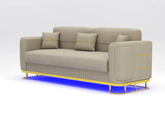 3 seater cream