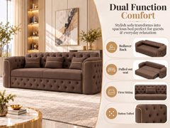 3+2 seater Brown