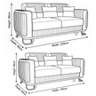 Cream 3+2 Seater