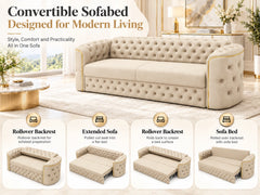 3+2 seater Cream