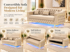 3+2 seater Cream