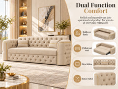 3+2 seater Cream