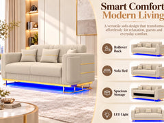 3+2 seater cream