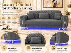3+2 seater gray