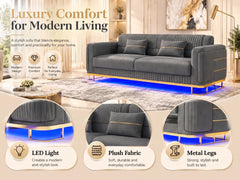 3+2 seater Gray
