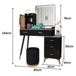Modern LED Mirror Vanity Table With Glossy Finish
