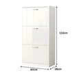 3 Tier Glossy Shoe Cabinet