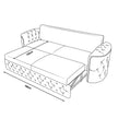 Mink 3 seater