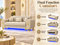 3 Seater Cream