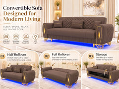 3 seater brown