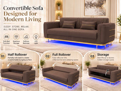 3 seater brown