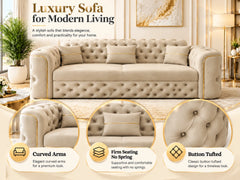 3 seater Cream