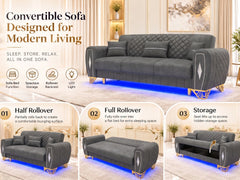 3 seater grey
