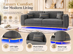3 seater Gray