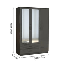 Verona 3 Door Wardrobe
