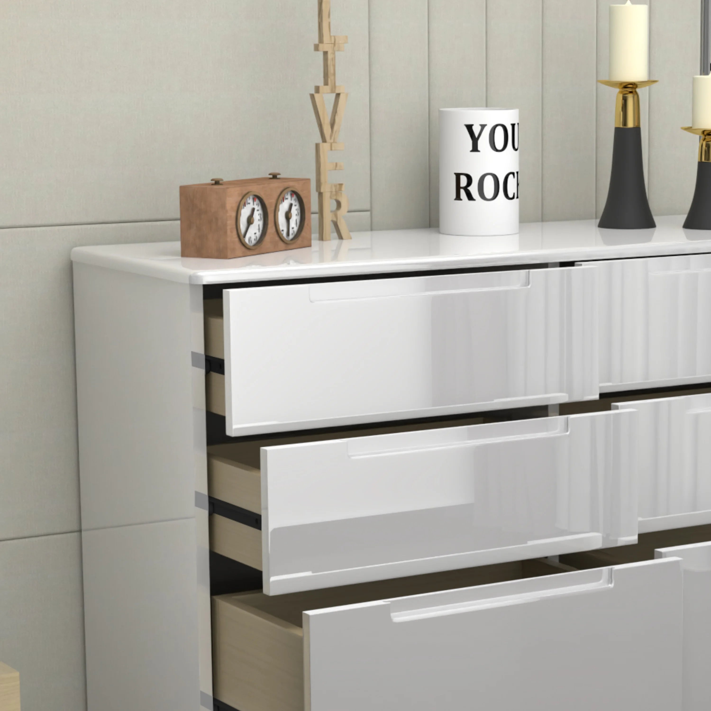 URBAN FURNISHING Modern 3+3 Chester Drawer