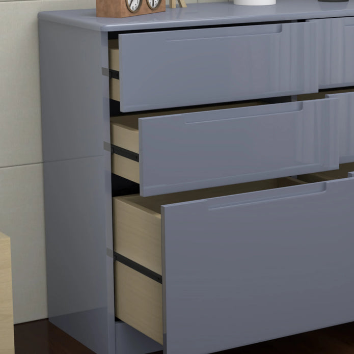 High Gloss 3+3 Chest of Drawers.