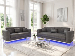 3+2 seater Gray
