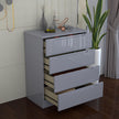 4 Tier High Gloss Chest of Drawers