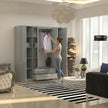 Verona 4 Doors Wardrobe | COLOR: Grey | SIZE: 160cm , 180cm