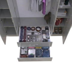 Verona 4 Doors Wardrobe | COLOR: Grey | SIZE: 160cm , 180cm