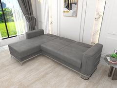 l shape grey