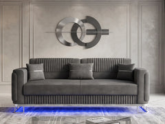 3 seater Gray