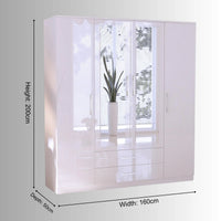 Verona 4 Door Wardrobe
