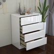 4 Tier High Gloss Chest of Drawers