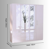 Verona 4 Door Wardrobe