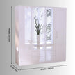 Verona 4 Doors Wardrobe | COLOR: White | SIZE: 160cm , 180cm