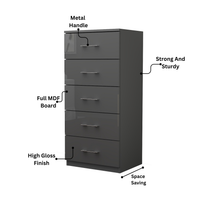 Riga 5 Drawer Chest
