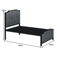 Arles Metal Bed