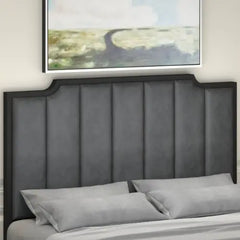 Arles Metal Bed | COLOR: Gray | SIZE: Single, Small/Double, Double, King 