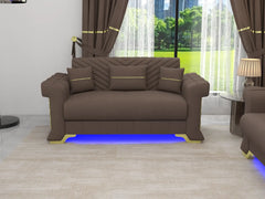 Brown 2 Seater