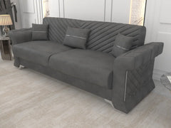 Gray 3 Seater