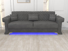Gray 3 Seater