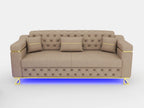 Cream 3 Seater