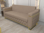 Cream 3 Seater